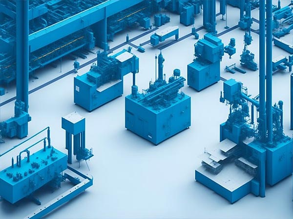 智慧工廠生產(chǎn)車間